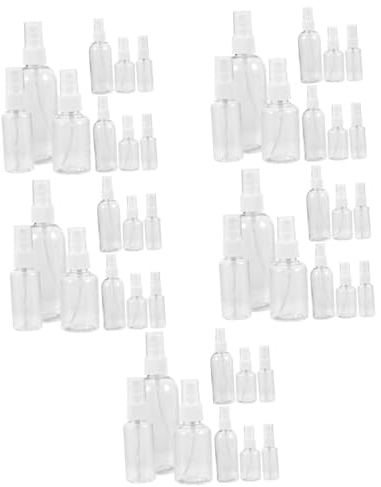 Sosoport 45 STK Leere Flasche Alkoholsprühflasche arabischer Duft Sprühflaschen kosmetikset düse behälter spritzspachtel Sprühflasche in Reisegröße Reiseflasche flüssig Container Gießkanne