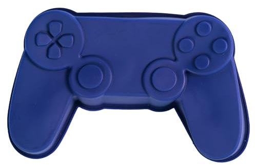 Silikonformen Gamepad Backform Blau Game Controller Kuchenform Silikon Form 3D Kuchenbackform Mousse Videospiel Motivbackformen Gelee Dessert Muffinform Geburtstag