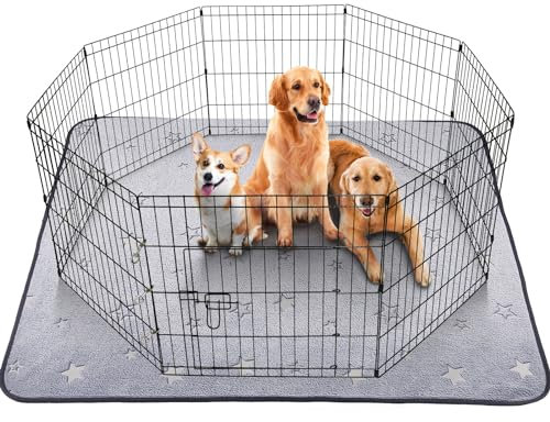 PICK FOR LIFE Haustier-Urinunterlage Waschbar Welpenunterlagen Matte für Hunde Schnell Absorbierend Haustier Hygieneunterlage für Welpen Alte oder Inkontinente Hunde, 165*122cm