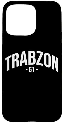 61 Trabzon Türkei Ortahisar Akcaabat Arakli Yomra Türkiye Hülle für iPhone 15 Pro Max