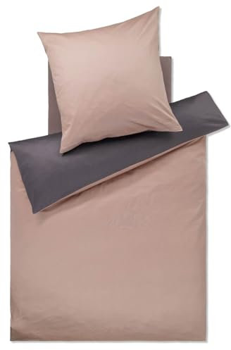 Joop! Mako-Satin-Bettwäsche Micro Pattern Farbe Caramel Größe 240x220+2x80x80