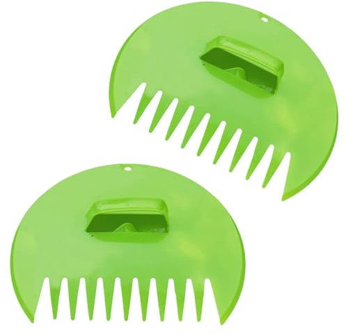 Pince À Feuilles De Jardin – 2 Collecteurs De Feuilles | Pelles À Feuilles De Jardin Avec Poignées | Feuilles Scooper | Grands Râteaux À Main Pour Ramasser Les Feuilles Des Déchets De Jardin, Bien Ran