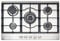 electriQ 75cm 5 Burner Gas Hob - Stainless Steel