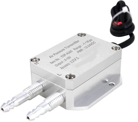 FANNIXI Anzeige Differenzdrucksensor Digitaler Wind-Differenzdrucksender, Luftdrucksensor, 4-20 mA, 0-10 V, RS485-Ausgang, -50-0-100 Kpa, Eingangsleistung DC24V(4-20mA Output DC24V,0-300Pa)