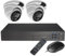 JUSTOP 5MP 4 Channel Outdoor CCTV Camera System, Smart Security Kit, IR Night Vision, Loop Recording, H.265+ DVR with 1TB Hard Drive and 2x 5MP Turret Cameras, Email & APP Alert