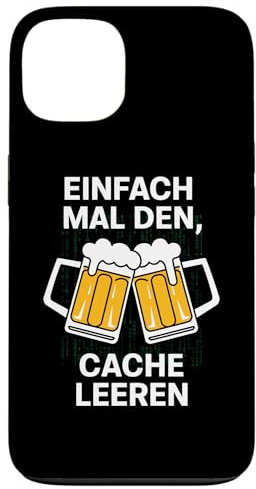 Hülle für iPhone 13 Einfach mal den Cache Leeren Bier It