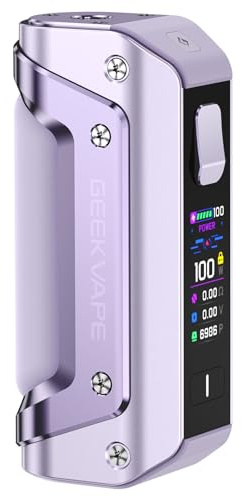 GEEKVAPE Aegis Solo 3 Mod 100W Elektronische Zigarette Aegis Solo III Box MOD Vape Support Z Sub Ohm Tank/18650 Batterie - nicht enthalten (kein Tank/keine Spule),Kein Nikotin (Lila)