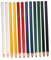 STOBOK 12St abziehbarer Fettstift glasmarker stift buntstifte rot Peel-off Red metallic marker stifte Markierungen Wachs Stifte Bleistiftanhänger Textmarker Fettbleistift