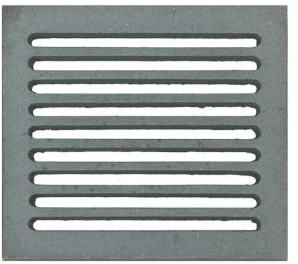 Rejilla de hierro fundido para chimenea 20,5 x 23,5 H cm - Grosor 1 cm DS