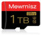 1TB Carte Micro SD Carte Mémoire U3 SDXC microsdxc Haute Vitesse MicroSD avec Adaptateur pour Smartphone, Caméra de Sécurité et Drone