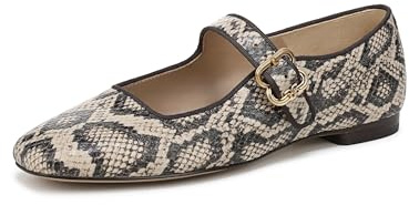 Sam Edelman Women's Michaela Mary Jane Flat, Roccia, 14