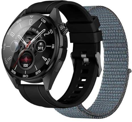 Nilox, Trailpro con GPS Integrato, Smartwatch Donna e Uomo con Monitoraggio Salute, Fitness e Notifiche, Resistente all'Acqua e alla Polvere, Compatibile con Android e iOS