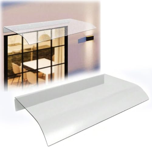 Toldo invisible para puerta, 40 x 120 cm, para patio, jardín, balcón, entrada, elegante pérgola, puerta, refugio resistente a la intemperie para puerta delantera