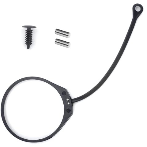 Tankdeckel Halteband,Universell Kraftstofftankdeckel Linie mit Ring VW Audi | Verlustsicheres Halteband für den Kraftstofftankdeckel,kompatibel mit VW, Audi, Seat und Skoda