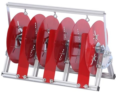 Heavy Duty Wire Reel Spinner, Electrical Cable Dispenser Organizer, Spool Rack for Storage & Display
