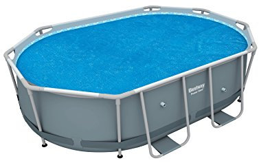 Bestway 58306E Bâche solaire 529 x 250 pour piscine hors sol ovale Power Steel™ 549 x 274 x 122 cm