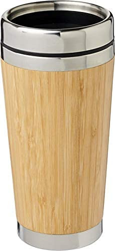 Schmalz® Isolierbecher Castries aus Bambus inkl. Gravur graviert, nachhaltig Holz Thermobecher mit Deckel Trinköffnung Bambus Edelstahl