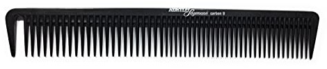 Hercules Sägemann HS C9 carbon 9 Profi Haarschneidekamm anthrazit Haarkamm (antistatisch) Carbonkamm mit zwei weiten Zahnungen, Abteilzahn, robust, 7,5 Zoll, Haar-Kamm (9a)