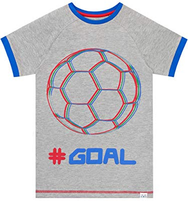 Harry Bear Boys Football T-Shirt Goal Grey Age 11 to 12 Years