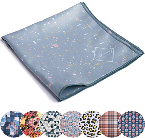 Johans® XXL Mikrofasertuch | Optikerqualität 30x30cm zur Reinigung von Brille, Smartphone, Tablet, Kamera | Brillenputztuch, Displaytuch