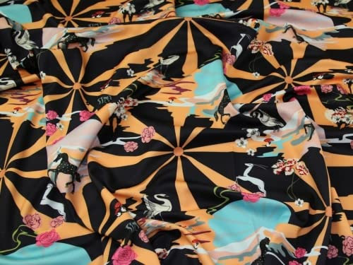 Lady McElroy Scuba Strickstoff, mehrfarbig, Meterware