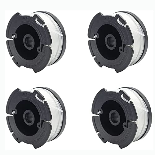 unique corn A6481 A6485 Spool Line Compatible with Black & Decker, 30'x 0.065 Replacement Spool for Reflex Strimmer ST5530-GB GLC3630L20-GB STC1820PC-GB BESTA530-GB BESTA525-GB (4 Packs)