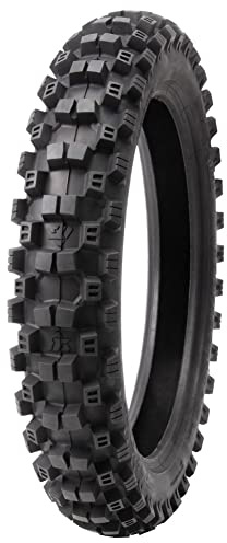 Tusk EMEX T-45® Intermediate/Hard Terrain Dirt Bike Tire 100/100x18 – Motocross, Off-Road, Trail, Enduro Knobby Tire