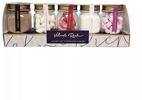 Hot Chocolate Station Velvet Rich Collection Xmas Party Marshmallows with Different Flavour Christmas Pack NEW