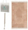 MYPRAY - Gebetsteppich - dick - 3er Set Seccade - mit Tesbih und Tasche (beige)
