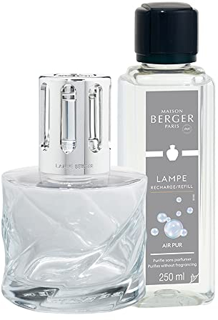 Transparente Spirallampe Berger Geschenkpackung