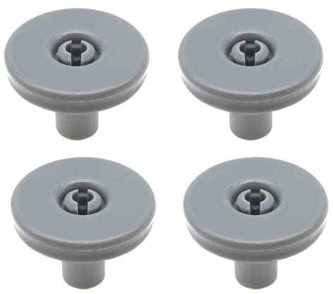Large Lower Basket Bottom Tray Rack Wheel Wheels For Zanussi Dishwasher 40mm (Pack Of 4)