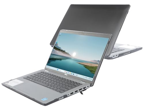 mCover Coque uniquement compatible avec Dell Latitude 5440 5450 Series 2023 ~ 2025 14 Windows Notebook Computer (ne convient pas aux autres modèles Dell) – Noir