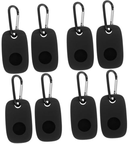 DOITOOL 8 STK Kachel einfache Hülle Tile Mate-Fall schlüsselanhänger Protect zubehör Fliese Silikon- -Abdeckung schickes Schutzhüllen-Accessoire klein Schäkel