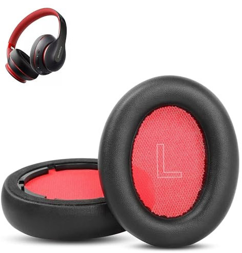 XRHTONG Prime Replacement Earpads Compatible with Anker Soundcore Life Q10 Q10 BT Headphones Ear pads Cushion(Protein Leather/Memory Foam)