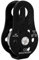 Generisch Rescue Reel, Climbing Roller, Small Aluminium Rope Pulley, 20KN Single Sheave Fixed Eye Rock Rope Pulley, Outdoor Survival Tool for Climbing for Altitude Crossing