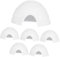 KONTONTY 6St Iglu-Modell kinderspielzeug Kinder Spielzeug Polar Mini-Eishaus-Spielzeug Iglu-Hausspielzeug spielzeuge stofftiere Iglu-Ornament Iglu-Dekorationen für zu Hause Plastik Weiß