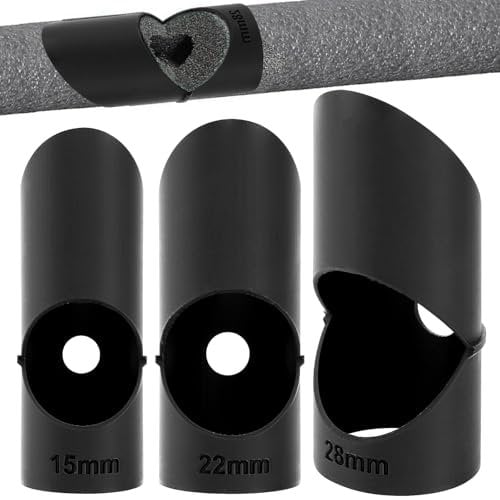 RZCOMP Rohrisolierung schaumstoff schneider,Schaumstoff Rohrschneider,geeignet für 15/22/28 mm Durchmesser Schneidwerkzeug für solierung von Kupferrohren Rohrisolierungsschaum