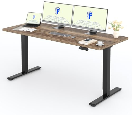 FLEXISPOT Scrivania Elettrica Regolabile in Altezza a 2 Motori 180x80 cm con Piano Unico, Pannello con Memoria, Portata 100 kg