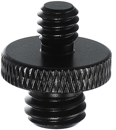 PATIKIL Tripod Screw Adapter 3/8 Male to 1/4 Male, Tripod Nut Connectors Camera Mount Screw Camera Double Head Converter for Microphone Holder Magic Arms Accessories