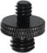 PATIKIL Tripod Screw Adapter 3/8 Male to 1/4 Male, Tripod Nut Connectors Camera Mount Screw Camera Double Head Converter for Microphone Holder Magic Arms Accessories