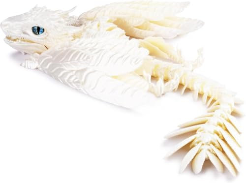 Feathered Wyvern Dragon, 3D Printed Dragon, Articulated Dragon, Fidget Dragons, 3D Printed Toys, Desktop Pet