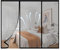 Noir 255x290cm Store Moustiquaire Magnétique Enroulable - Adapté aux Portes d'Entrée et Patio