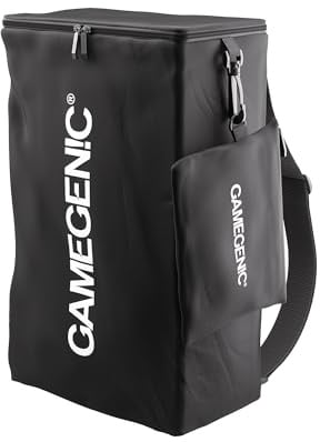 Gamegenic, Dungeon PRO – Black, inklusive Rucksack für sicheren Transport, Farbe: Schwarz