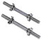 Hobbyesport Coppia manubri caricabili Chiusura a Vite Diametro 25 mm Lunghezza 35 cm per Allenamento Fitness