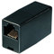 PerfectHD Netzwerk Kupplung - RJ45 - Netzwerkkabel Verbinder Ethernet Kabel Adapter - RJ45 Buchse auf Buchse - Schwarz - 1 Stück