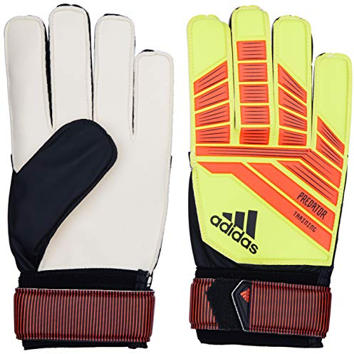 adidas Erwachsene Predator Training Torwarthandschuhe, Solar Yellow/Solar Red/Black, 12