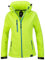 Rock Creek Damen Softshell Jacke Windbreaker Regenjacke Übergangsjacke Softshelljacke Damenjacke Regenmantel Outdoorjacke Kapuze D-412 Neongelb XL