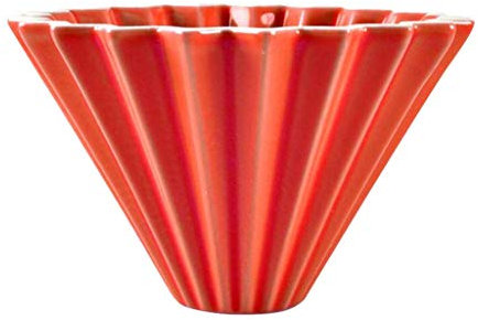 Tubayia Filtre à café réutilisable en céramique, Porte Filtre pour la Maison, Le café, l'hôtel Rouge