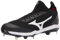 Mizuno Herren Stollen Baseballschuh, Schwarz/Weiß, 46.5 EU
