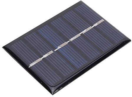 Keenso 4 Pcs 3 V 0.3 W Silicium Polycristallin DIY Panneau Solaire Étanche DIY Sécurité Solaire Panneau De D'énergie Solaire avec Câble 65x48mm